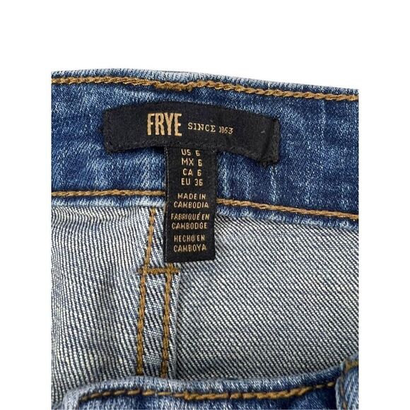 FRYE High Waist Stretch Denim Skinny Jeans Women’s 6 - Picture 3 of 6